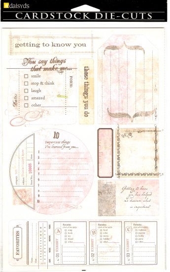 Daisy d's You Journaling Tags #362