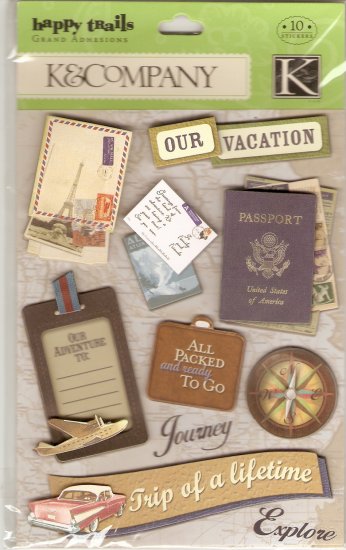 K & Company Grand Adhesions Happy Trails #921