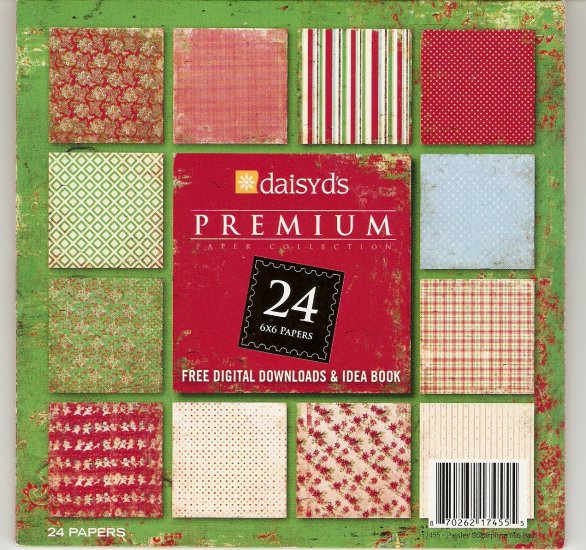 Daisy d's Paisley Sugarplum 6x6 Paper Pad #721