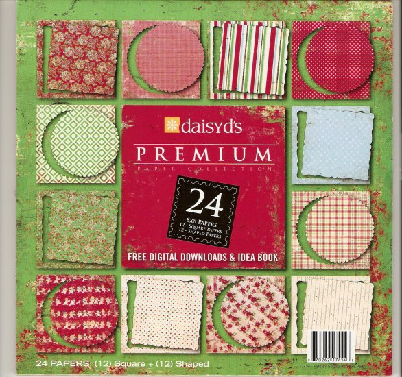 Daisy d's Paisley Sugarplum 8x8 Paper Pad #720