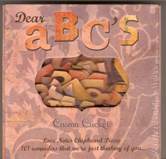 Cosmo Cricket Love Notes Chipboard #533
