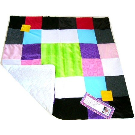 Infant SENSORY QUILT Tactile Blanket Special Needs New
