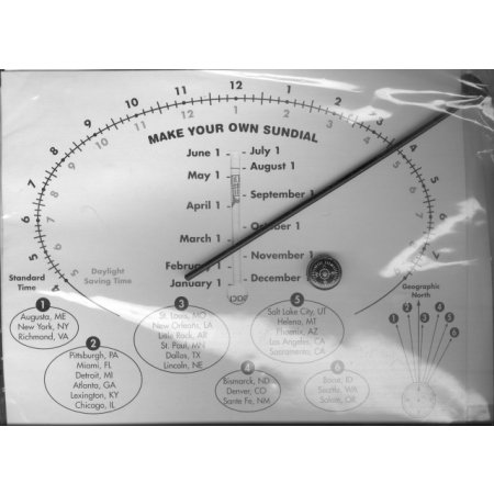 Make Your Own Sundial Kit Educational Toy Science