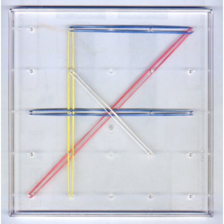 Geoboard Educational Toy Math Skills Home School New
