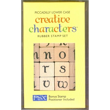 Alphabet Rubber Stamps Lower Case Educational Toy