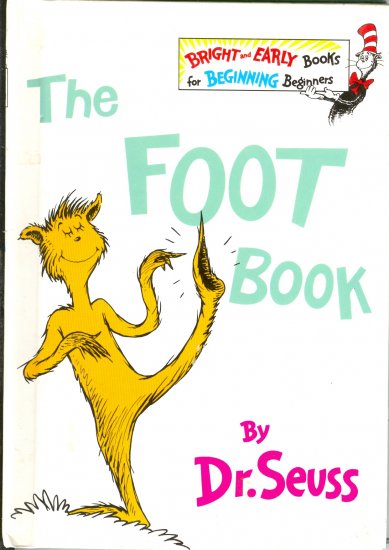 The Foot Book, by Dr. Seus, Reader Reading, Children Pre-K to Grade 1