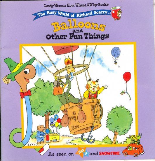 The Busy World of Richard Scarry, Balloons and Other Fun Things, Science Childrens Book
