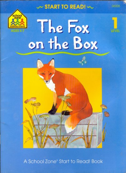The Fox on the Box, School Zone Level 1 Reader Childrens Book