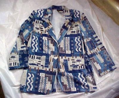 CC Magic Blended Polyester Blazer Jacket Size: 10P