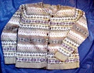 North Style Womens Alpine Knit Sweater - Size Medium