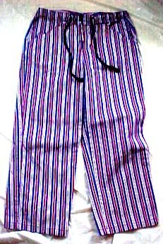 Bailey's Point Stripped Cropped Capris for Summer - Size 12