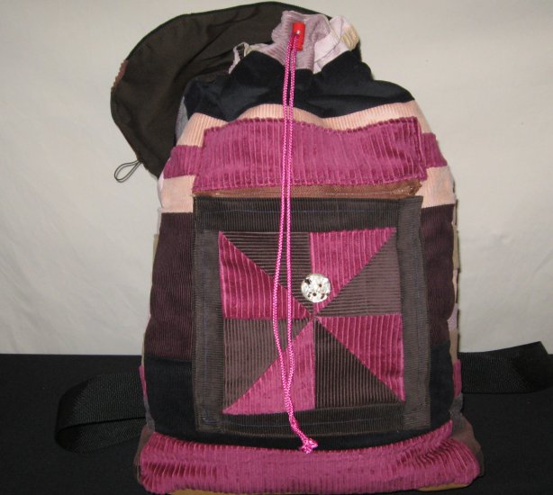 Hippie at the Heart Patchwork Backpack
