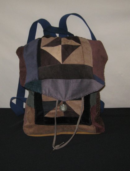 Earthtones Patchwork Backpack