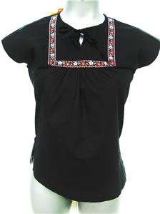 NWT FUNKY PEOPLE BOHO BLACK TOP SIZE MEDIUM