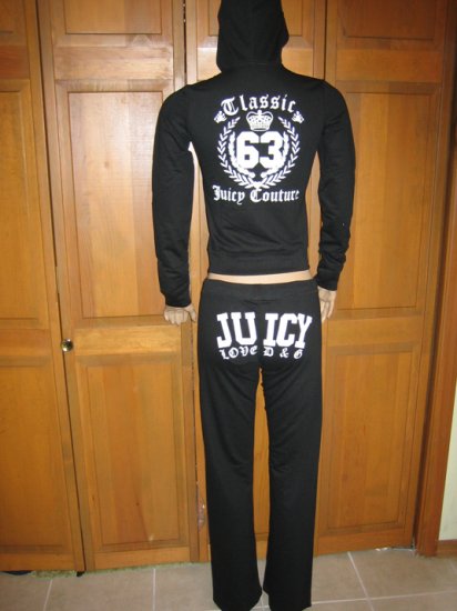 NWT Juicy Couture Classic 63 Set - Small, Medium, Large Available-Black