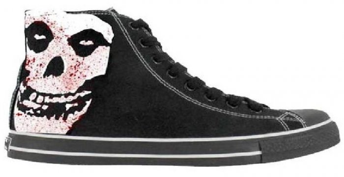 DRAVEN BLOODT MISFIT SKULL HI TOP