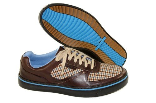 ROCKPORT DARON DARK BROWN CHECK # APM27136