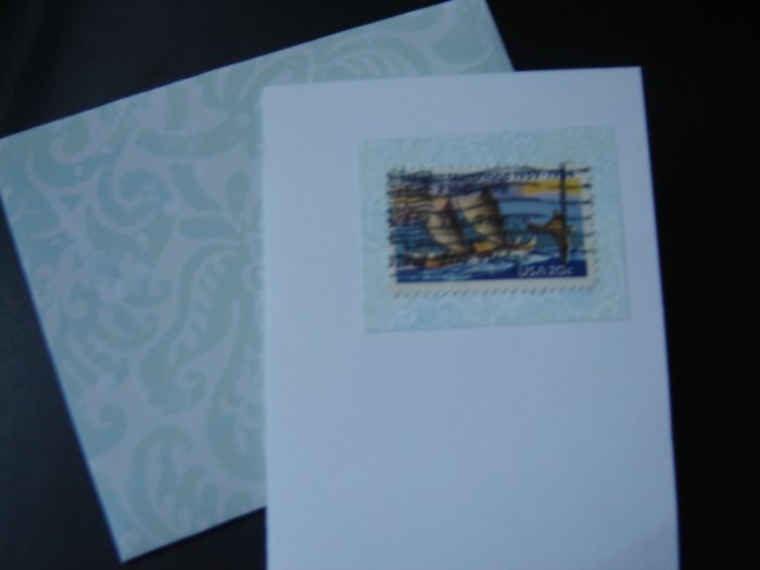 Handmade Card featuring US Stamp 2080 - 20c Hawaii Statehood