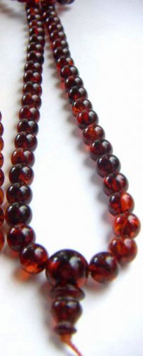 Cognac Amber Mala 8mm