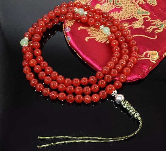 Carnelian Mala Prayer Beads