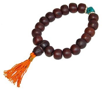 Wrist Mala Bodhi and Turquoise