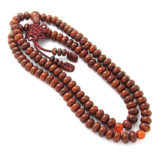 8mm Red Lotus Rondelle