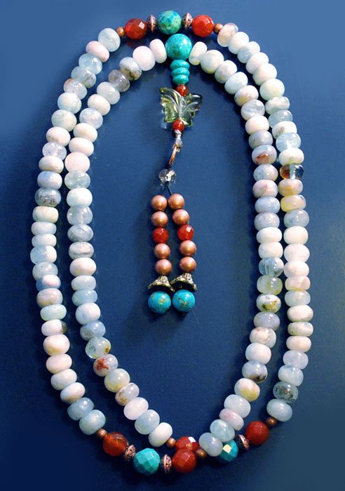 Beryl Aquamarine Mala