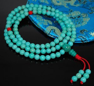 6mm Turquoise and Coral