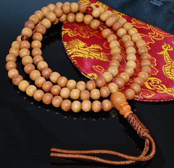 Pure Sandalwood & Amber Mala