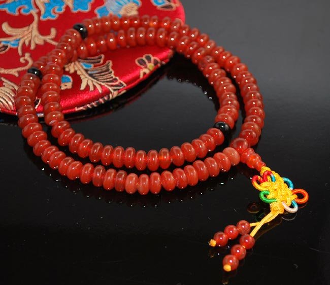 8mm Carnelian and Onyx Imported