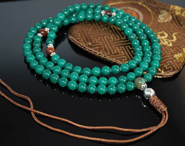 Dolomite Jade Mala