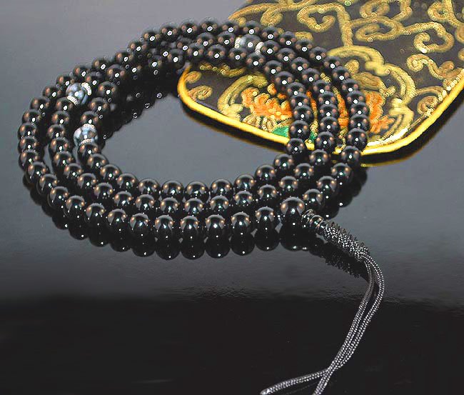 Onyx & Obsidian Mala