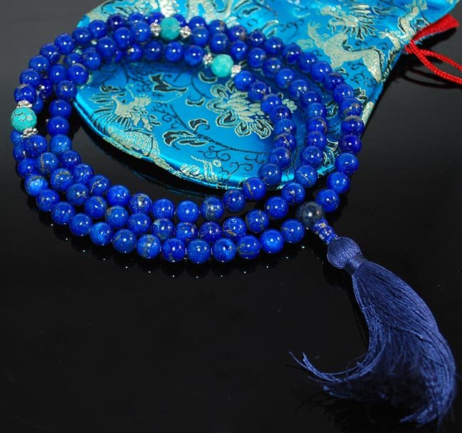 Lapis Lazuli Mala A Grade