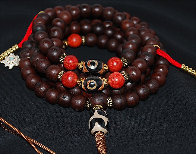 Bodhi Seed and Tibetan Dzi