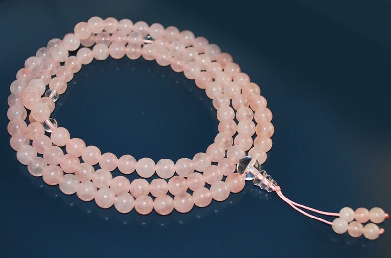 8mm Rose Quartz Mala