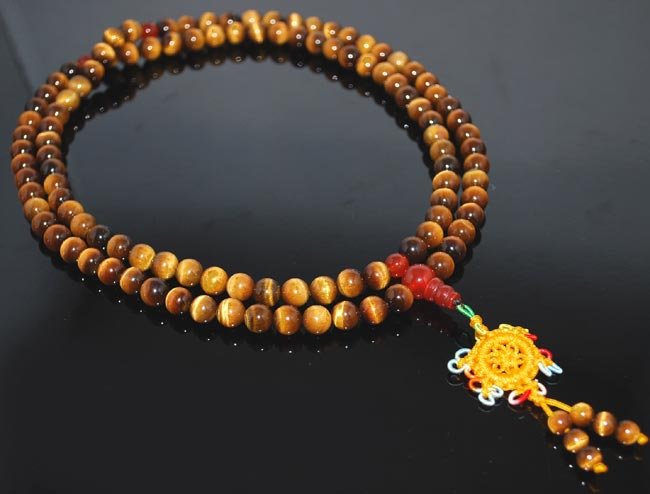 8mm Tigers Eye Mala Imported