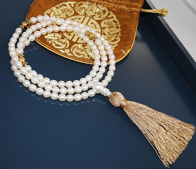 Pearl with Gold