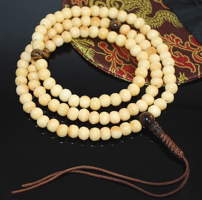 Bone Mala- Cream Colored