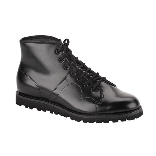 MENS LADIES UNISEX BLACK LEATHER MONKEY BOOTS MONKEY BOOT-102