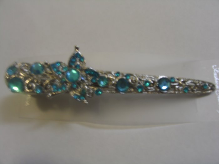 Ravishing Blue Stone Studded Hairclip