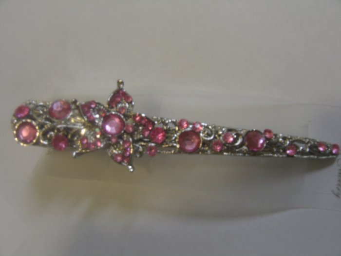 Gorgeous Baby pink Stone Studded HairClip