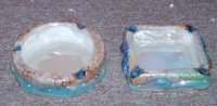 6 Dolphin Ashtrays