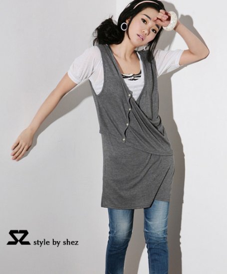 SZ728 grey tee 100% cotton