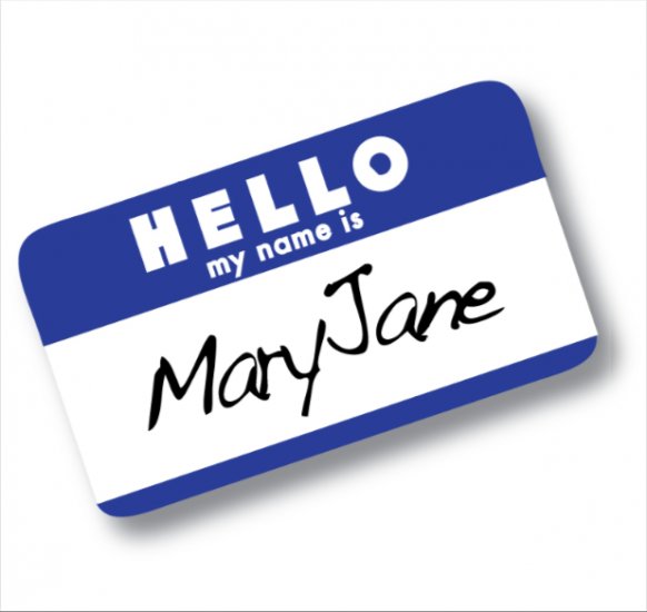 My Name is Mary Jane