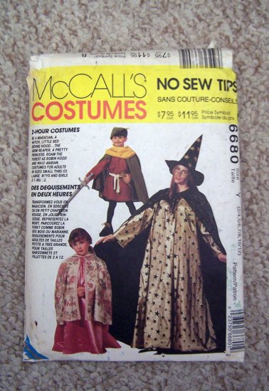 McCall's Easy 2 Hour Halloween Pattern