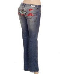 Joy Jeans Butterfly Bottom Peace Jeans