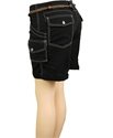 Black Sherry Taylor Cotton Linen Shorts