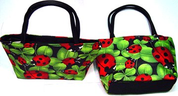 Lady Bug Mini Purse or Makeup Bag