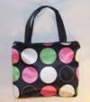 Large Polka Dot Mini Purse or Makeup Bag