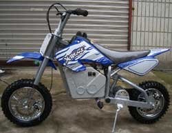 Blue X-Treme Scooters XM-500e Electric Dirt Bike 500 watt 36 volt